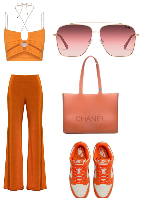 orange outfits