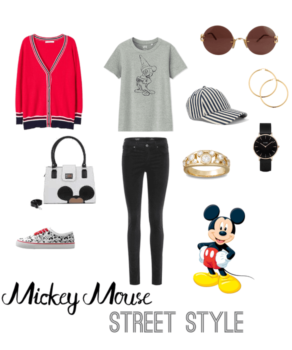 Mickey Mouse Street Style