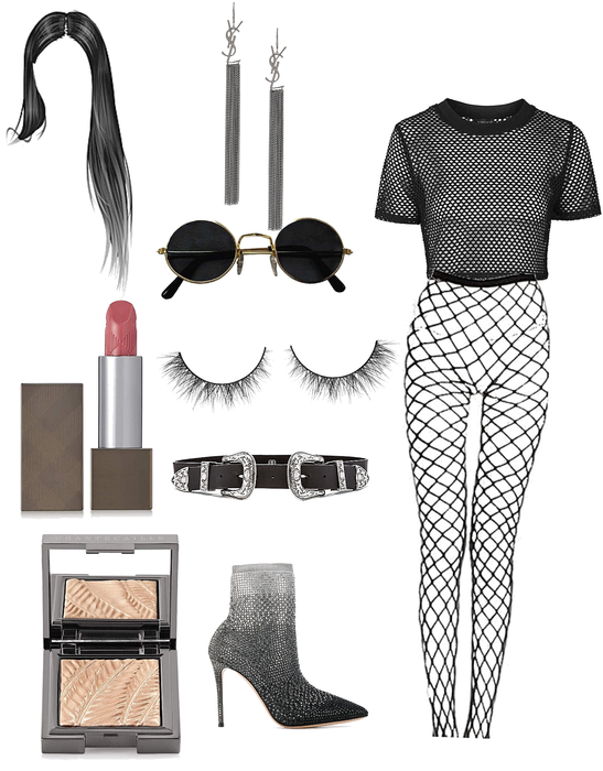white and black night outfit🖤🖤💟💟