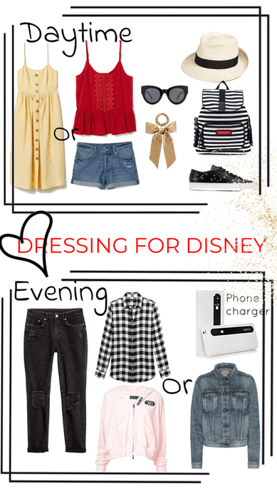 Packing for a day at Disneyland