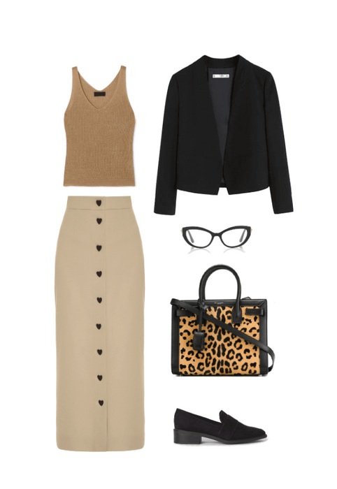Office outfit- Clasica Natural