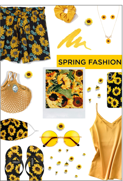 Sunflower Spring Outfit