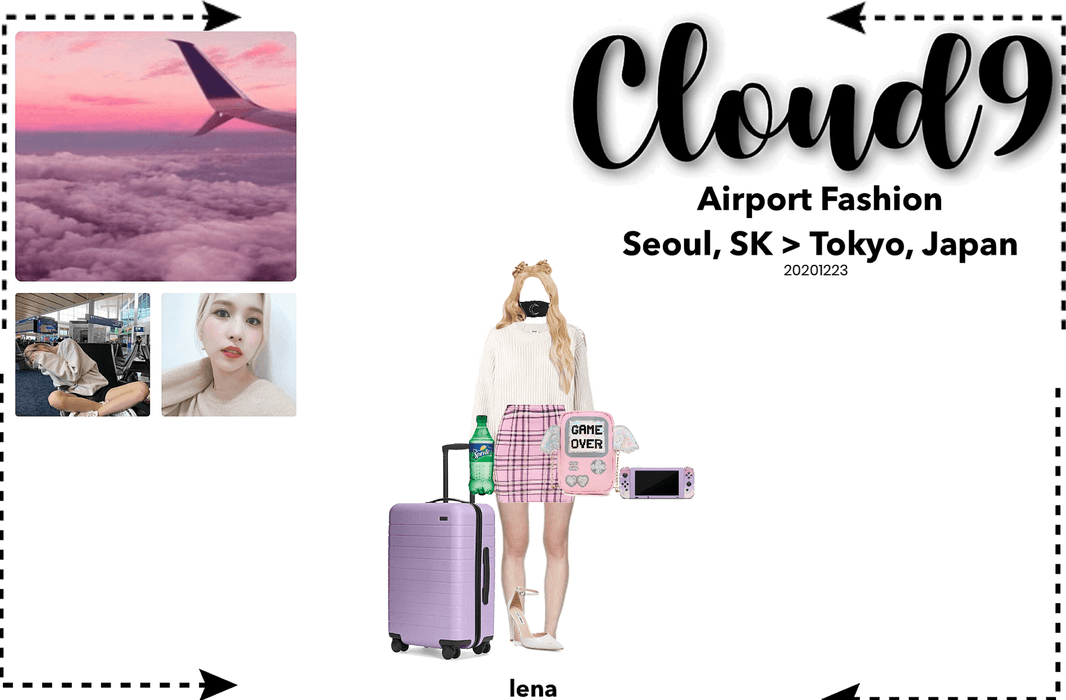 Cloud9 (구름아홉) | Airport Fashion; Seoul, SK > Tokyo, Japan | 20201223