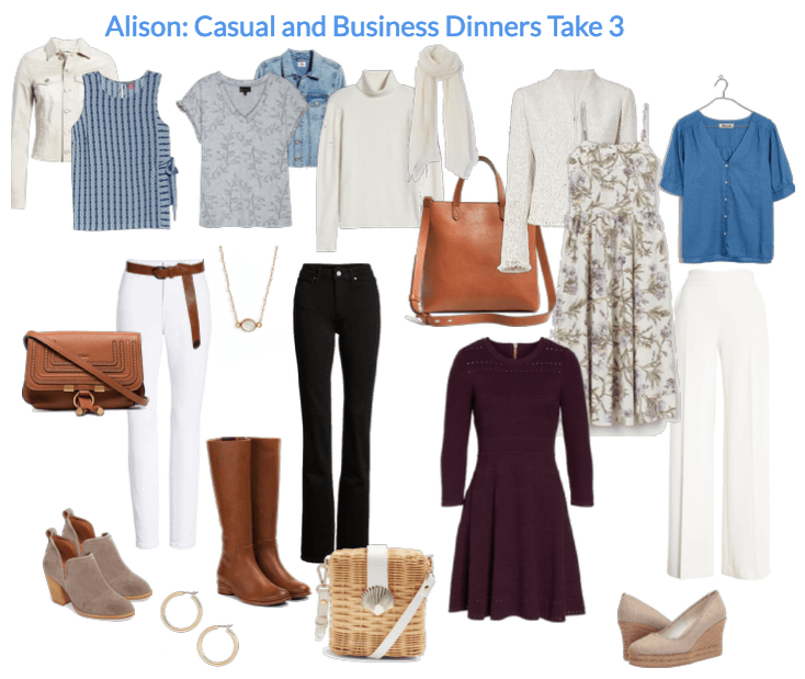 Alison: Casual and Business Dinners Take 3