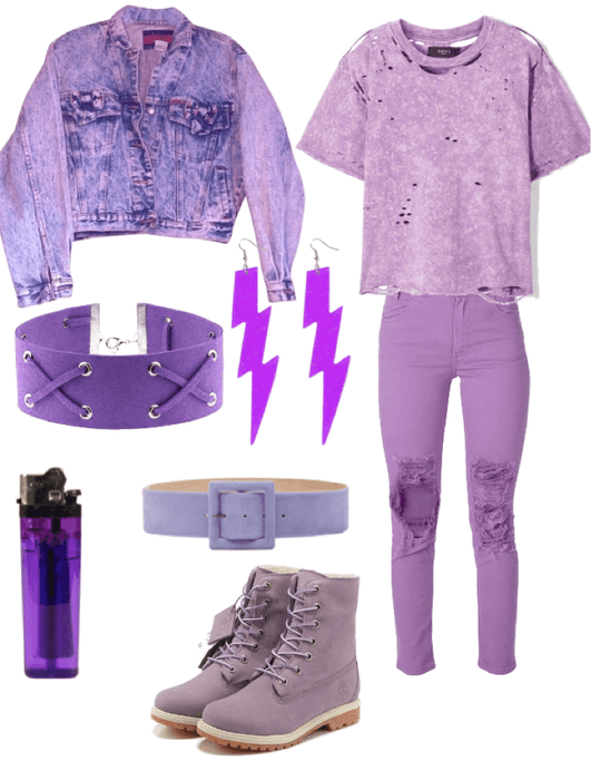 Rainbow Fashion: Purple