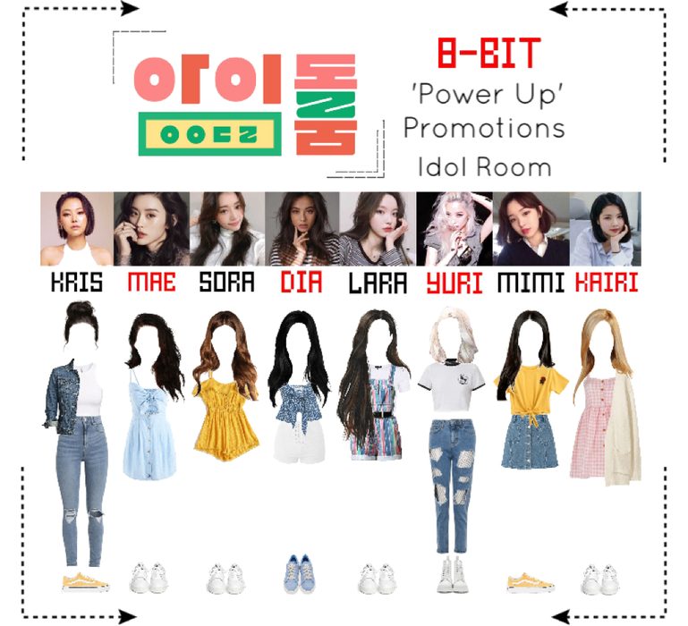 ⟪8-BIT⟫ Idol Room Outfits - 'Power Up' Promotions