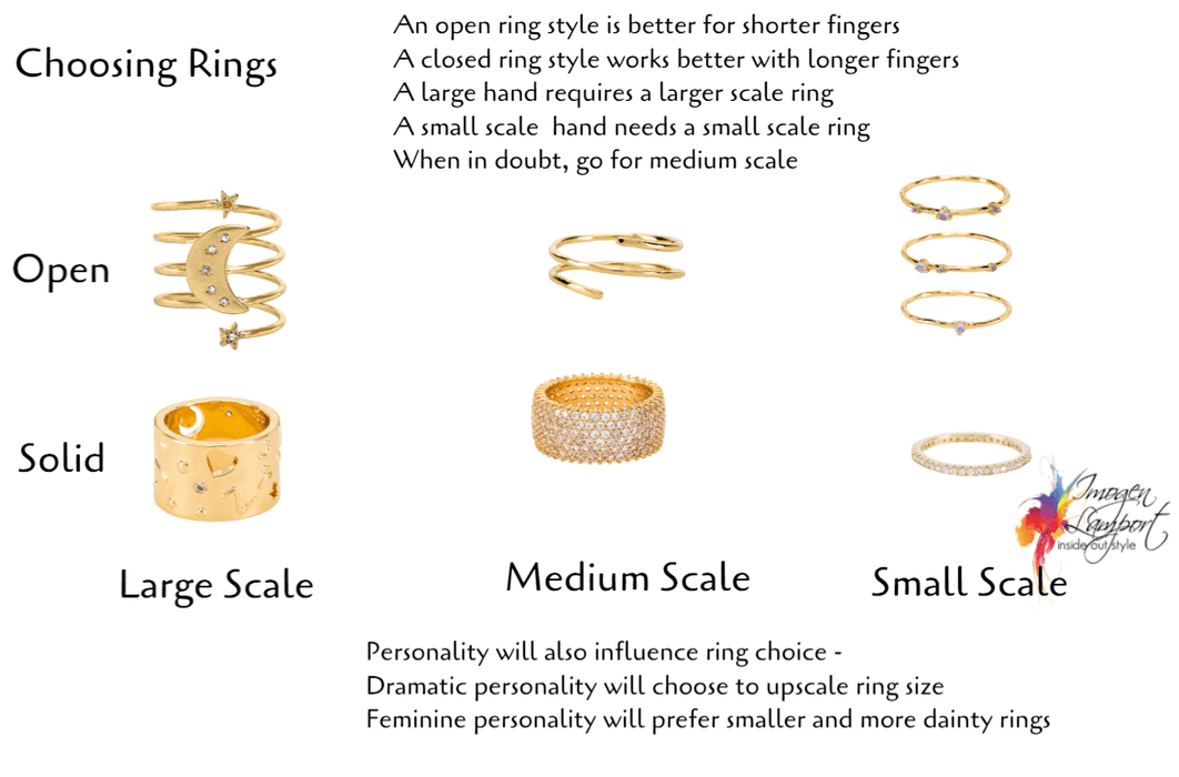 choosing rings - scale