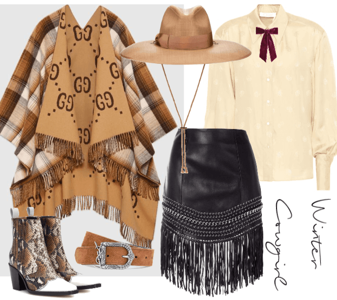 winter cowgirl outfits