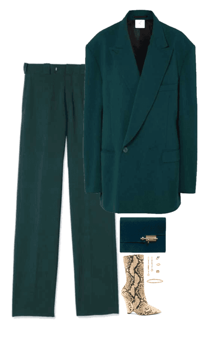 emerald suit