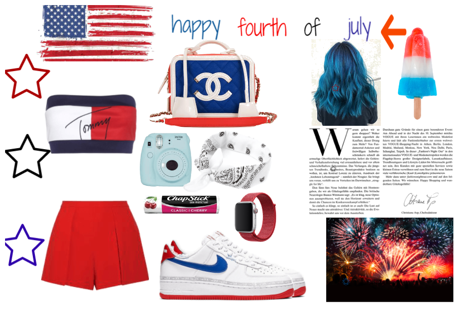 authentic fashion presents : fourth of july