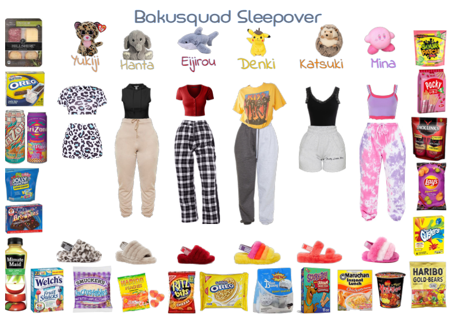 Bakusquad Sleepover