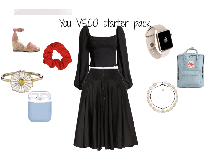 VSCO girl starter pack