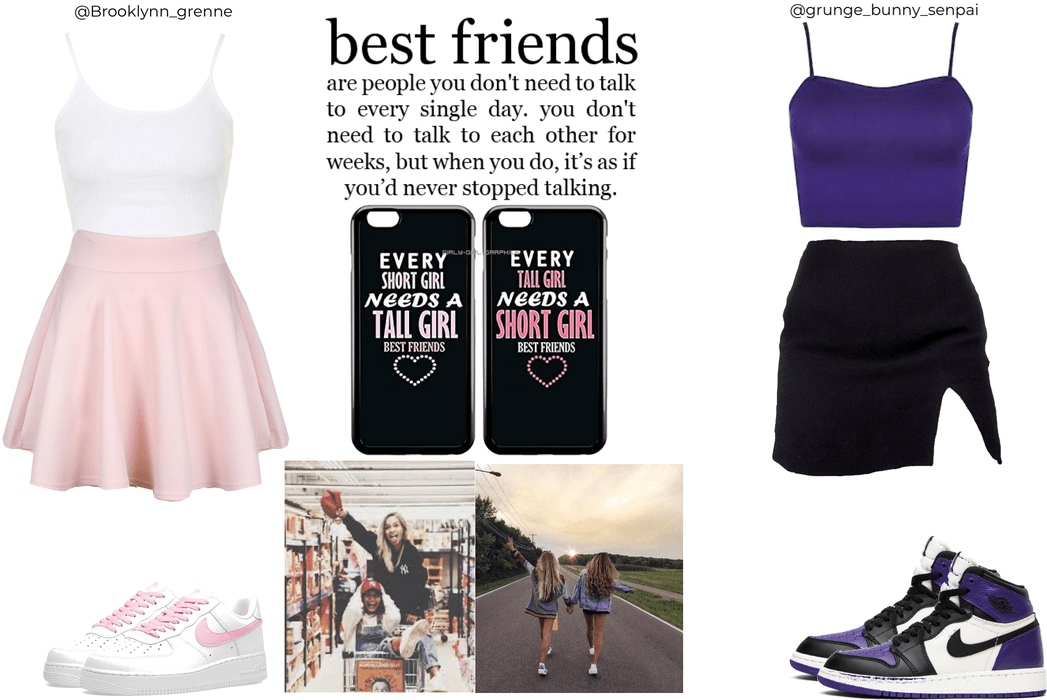 BFF outfits for @brooklynn_greene and @grunge_bunny_senpai
