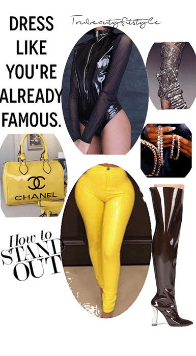 fierce and bold in yellow