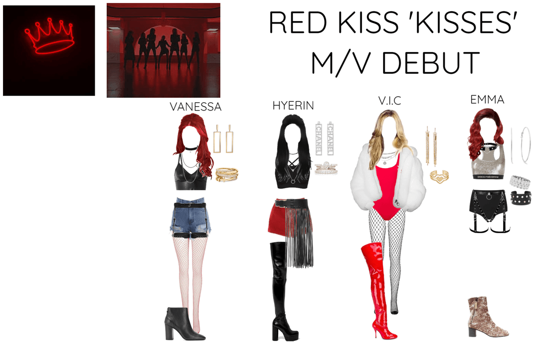 RED KISS 'KISSES' M/V DEBUT