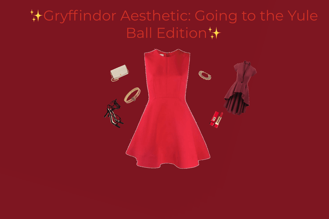 Gryffindor Outfit Aesthetic: Going to the Yule Ball