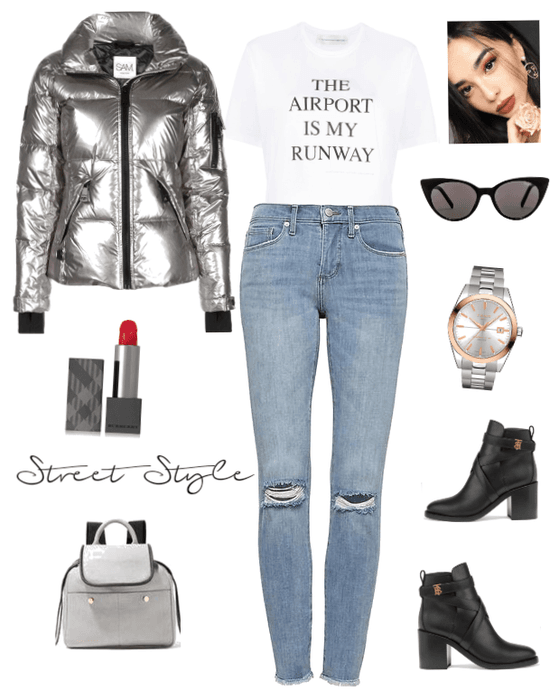 Puffer jacket Outfit | ShopLook
