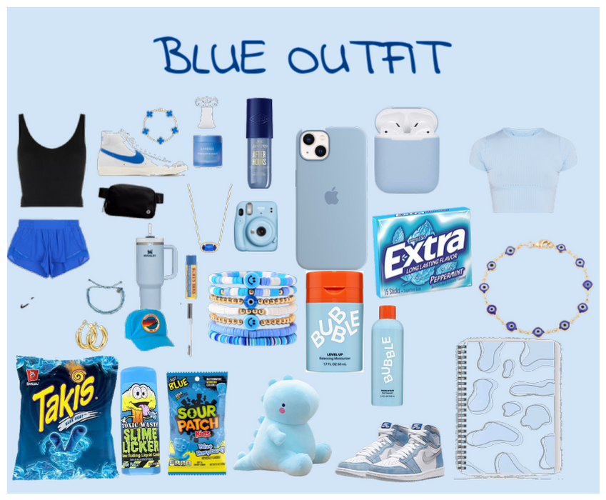 BLue OUTFUTE