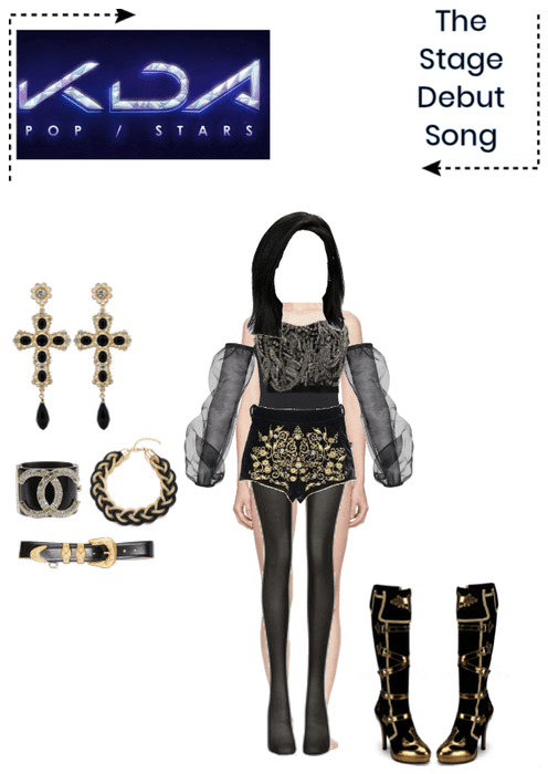 Outfit Jinah#1 Debut Song(Stage debut performance)