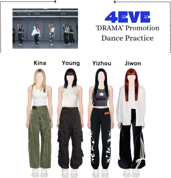 4EVE [볼레보] - 'DRAMA' Dance Practice