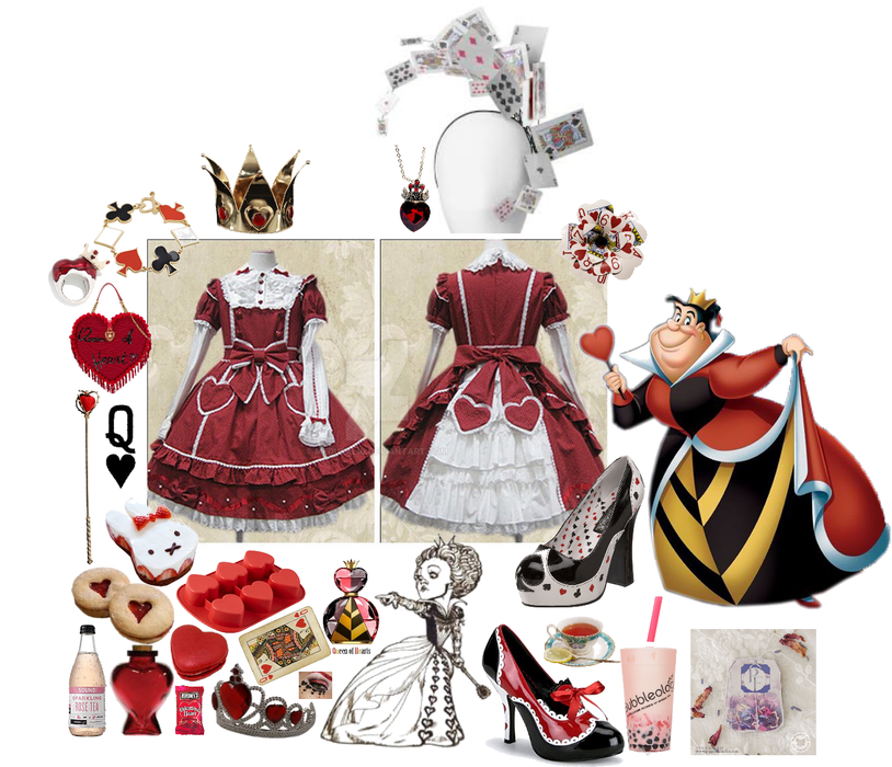 Queen of hearts maid cafe