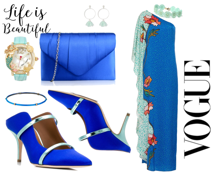 Yes!,Life is beautiful in minted royal blue