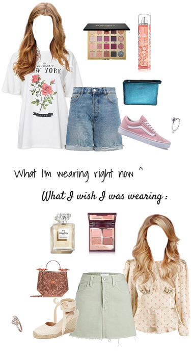 What I wear (in reality and in my head)