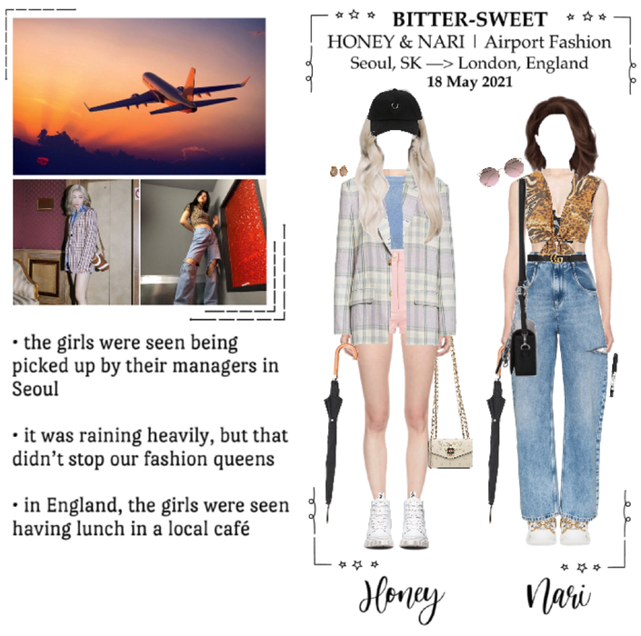 BITTER-SWEET 비터스윗 (HONEY & NARI) Airport Fashion