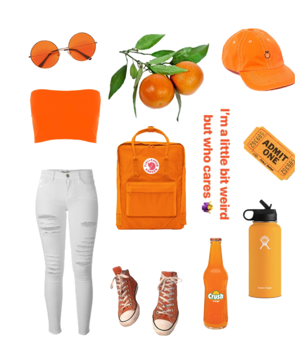 the color orange as a person🍊