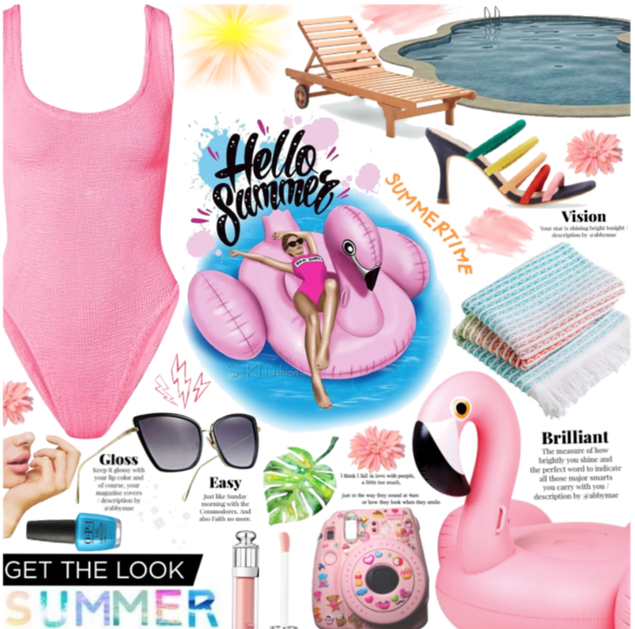Get The Look: Summer| lounging by the pool