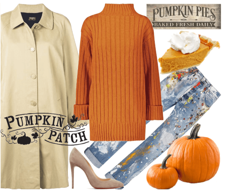 Pumpkin Pie-inspired look