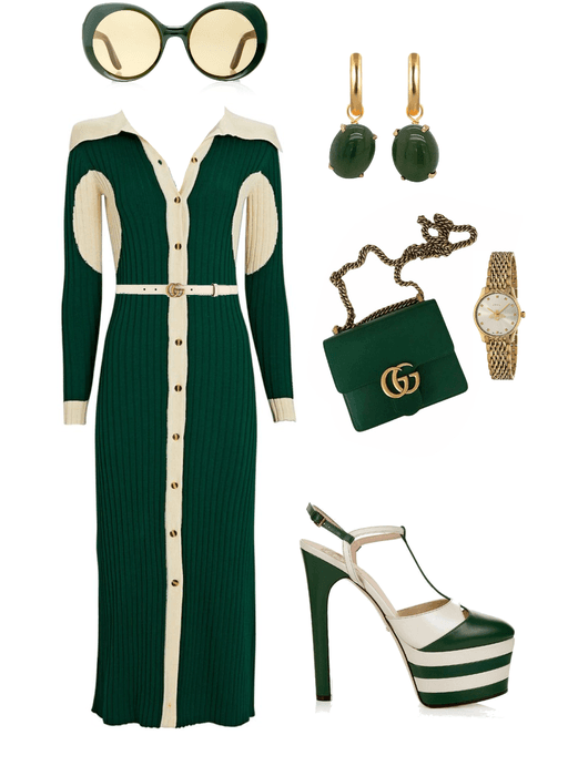 Green Librarian in Gucci