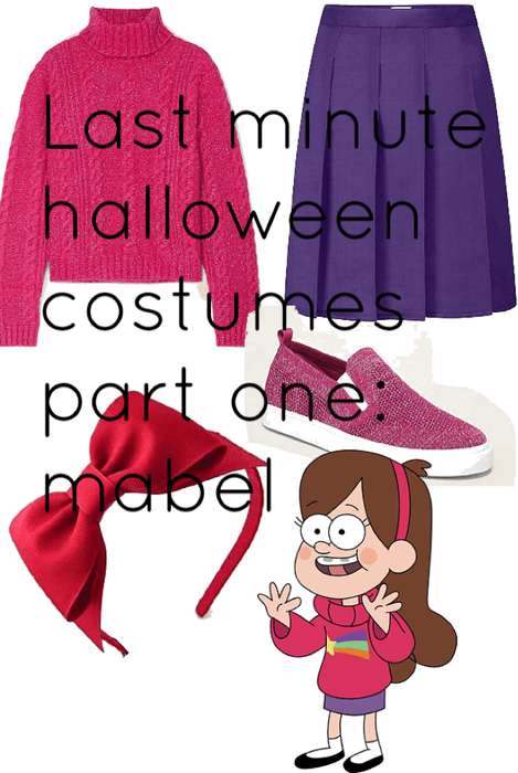 last minute Halloween costume pt. 1: Mabel gravity falls
