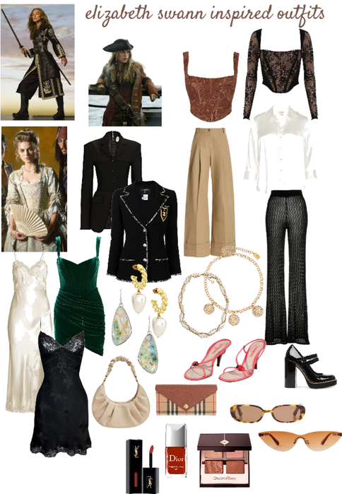 outfits inspired by elizabeth swann.