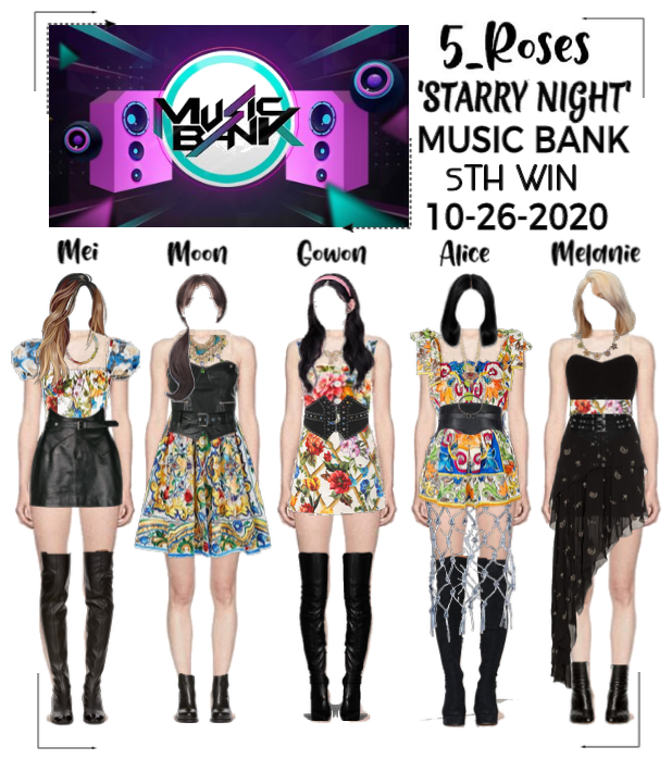 5ROSES 'Starry Night' MUSIC BANK + 5th Win