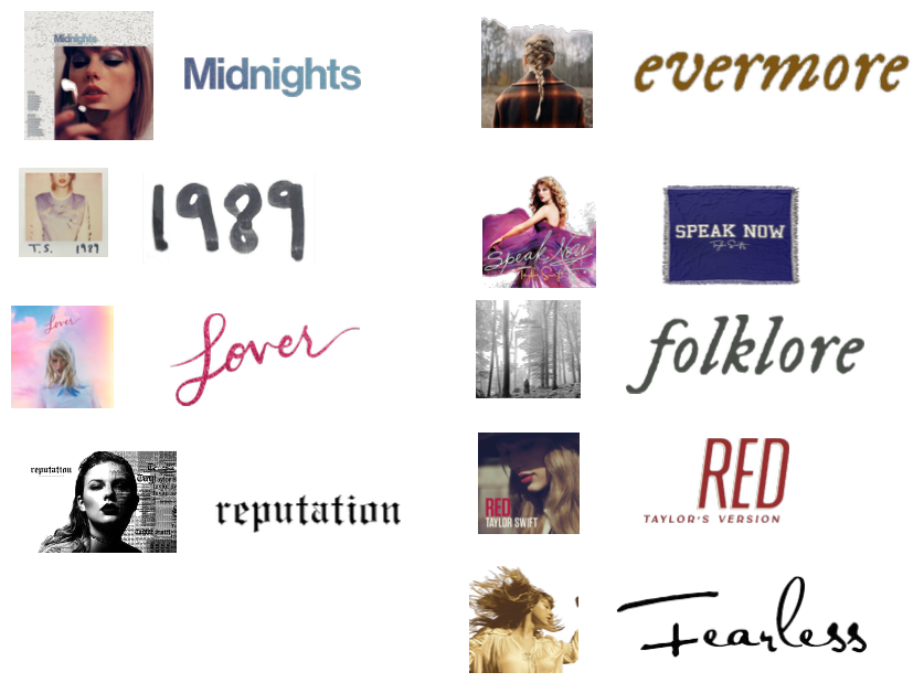 Taylor swift albums