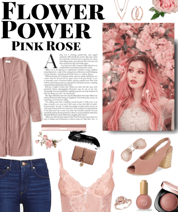Flower power: pink roses