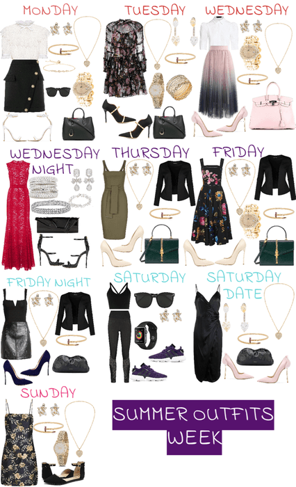 Week of Work Outfits