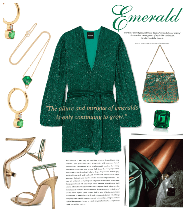 Emerald and gold