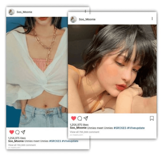 𝟱𝗥𝗢𝗦𝗘𝗦 5 장미Moon Instagram Update