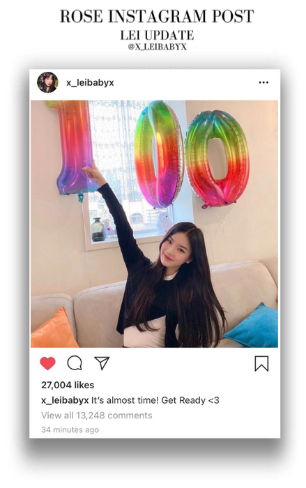 {RoSE} [Lei] Official Instagram Post