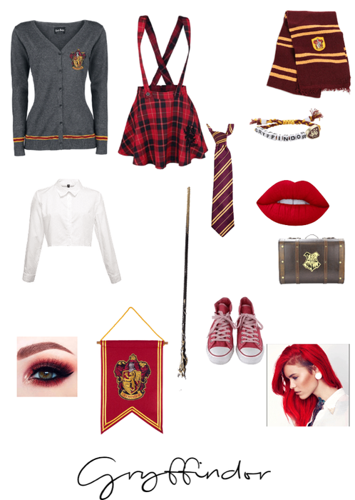 gryffindor school outfit