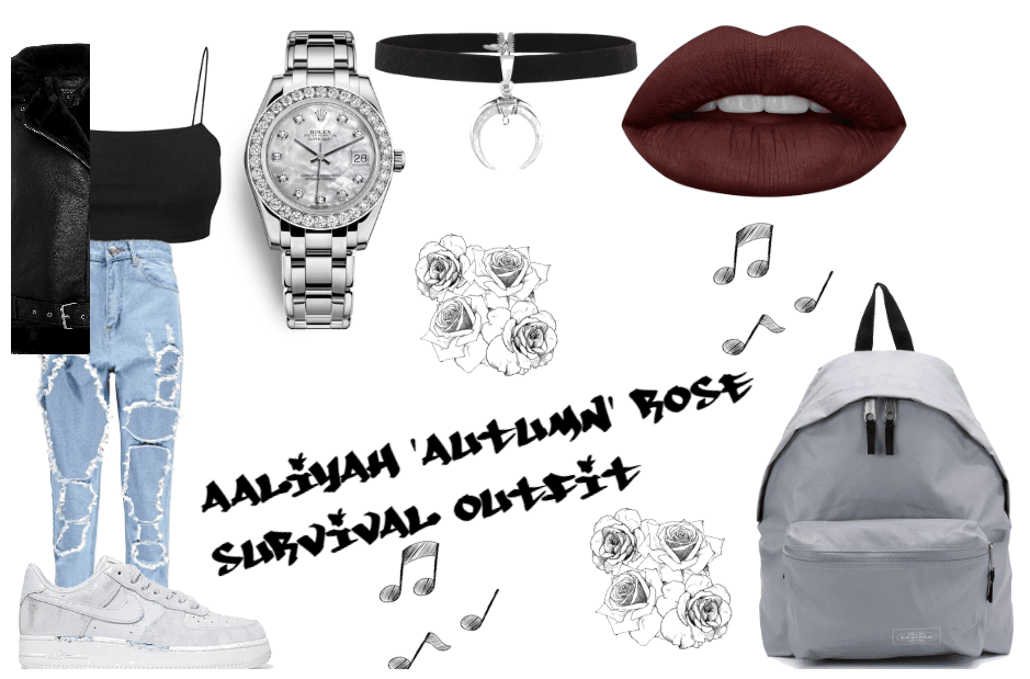 Aaliyah 'Autumn' Rose survival outfit