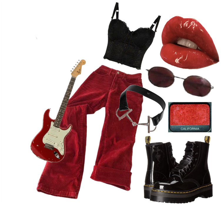 Red Glam Rocker