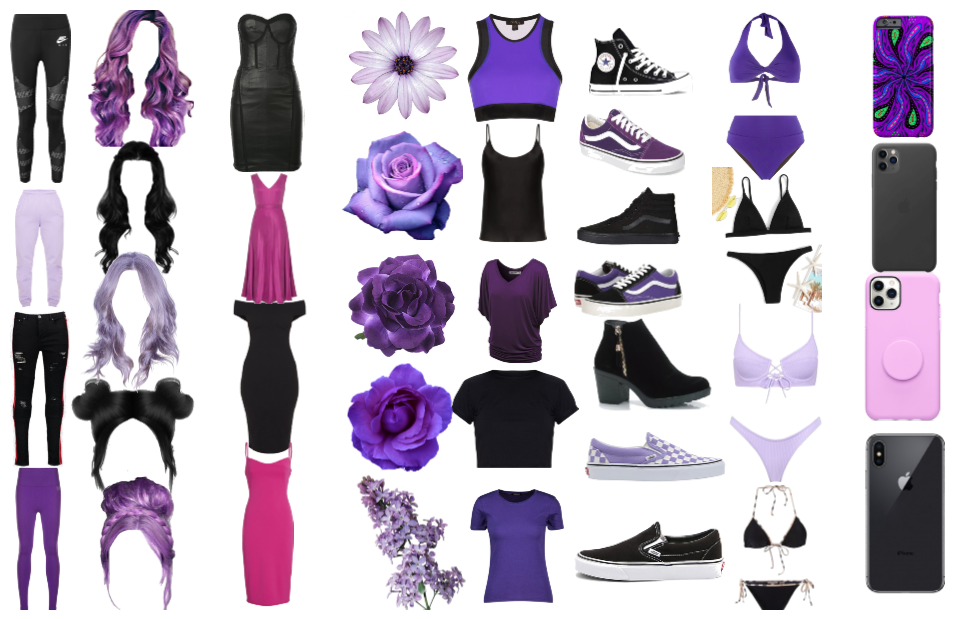 #black and purple
