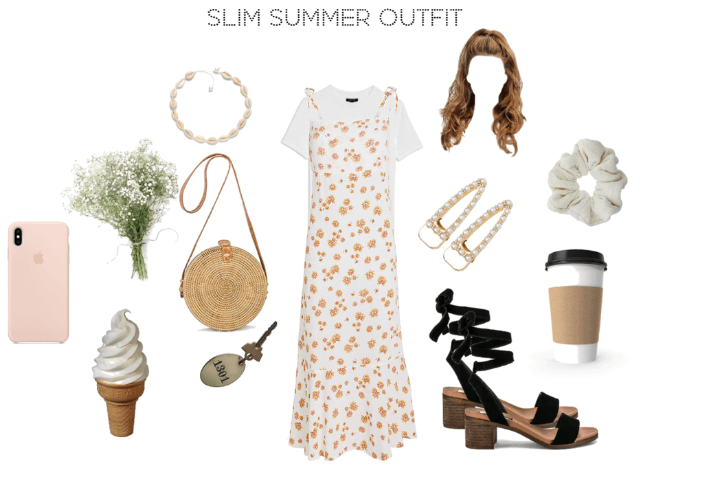 slim summer outfit