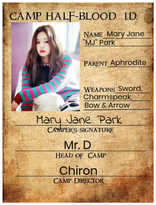 Mary Jane Park | Percy Jackson OC