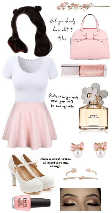 Back to School outfit - girly girl
