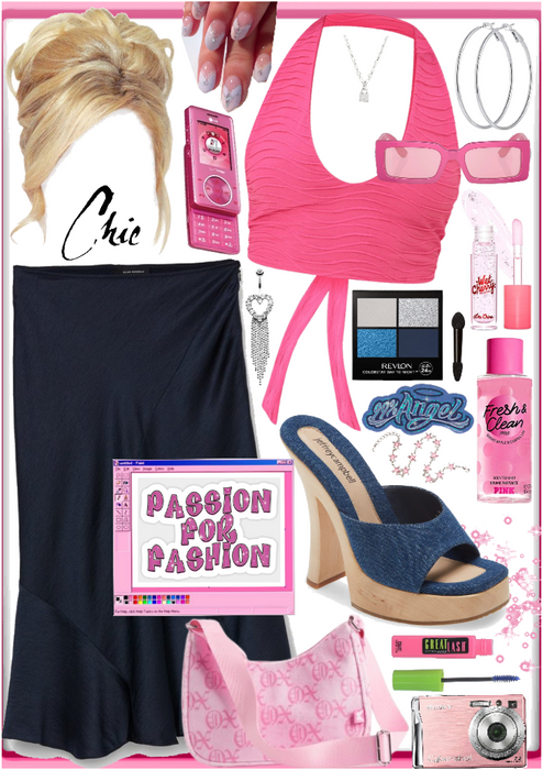pink & navy: y2k edition Outfit