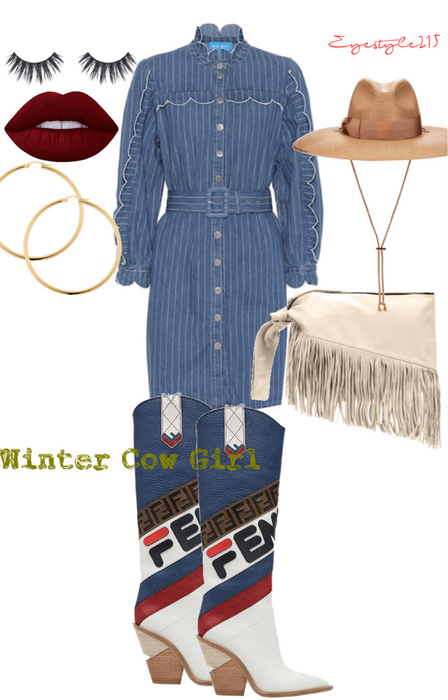 Winter Cow Girl